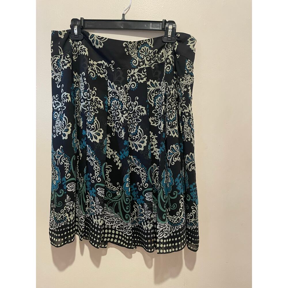Emma James multicolored patterned fairy Y2K whimsi goth skirt size 14 petite